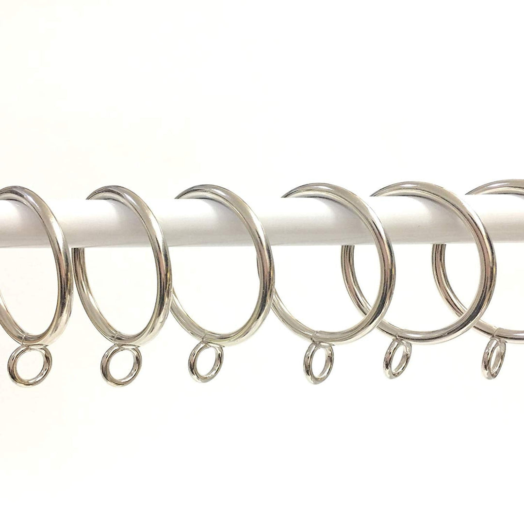 40 PCS Curtain Rings with Eyelet Apply for Curtain Rod (1.5 Inch Drapery Rings)