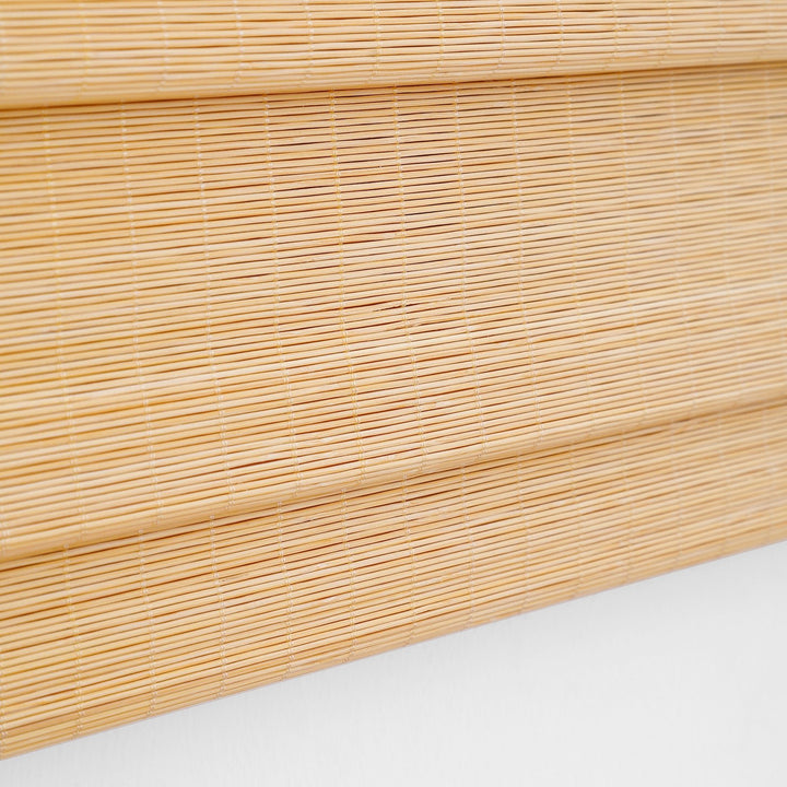Cordless Bamboo Roman Shade Blind, Light Filtering