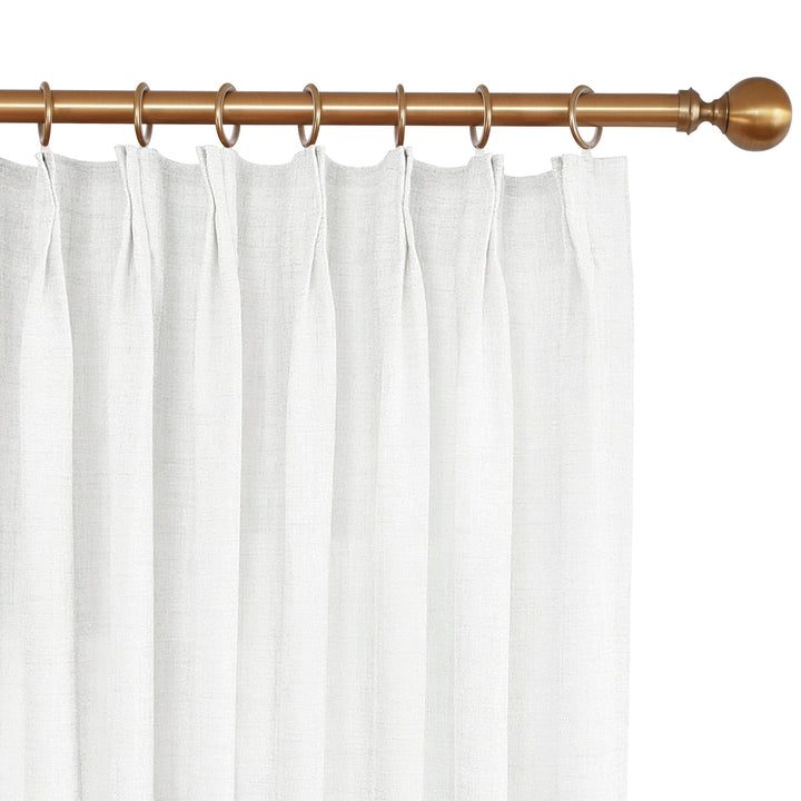 Linen Curtains Custom, Curtain with Hooks,1 Panel, Drapes Neutral Modern Farmhouse for Living Room Bedroom Office