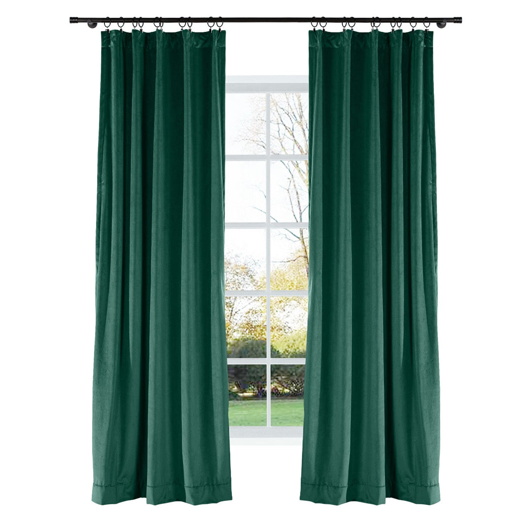 Merete Velvet Soft Curtains Custom Size and Header Type (Grommet, Rod Pocket, Pinch Pleat)