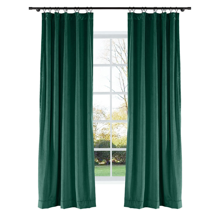 Merete Velvet Soft Curtains Custom Size and Header Type (Grommet, Rod Pocket, Pinch Pleat)