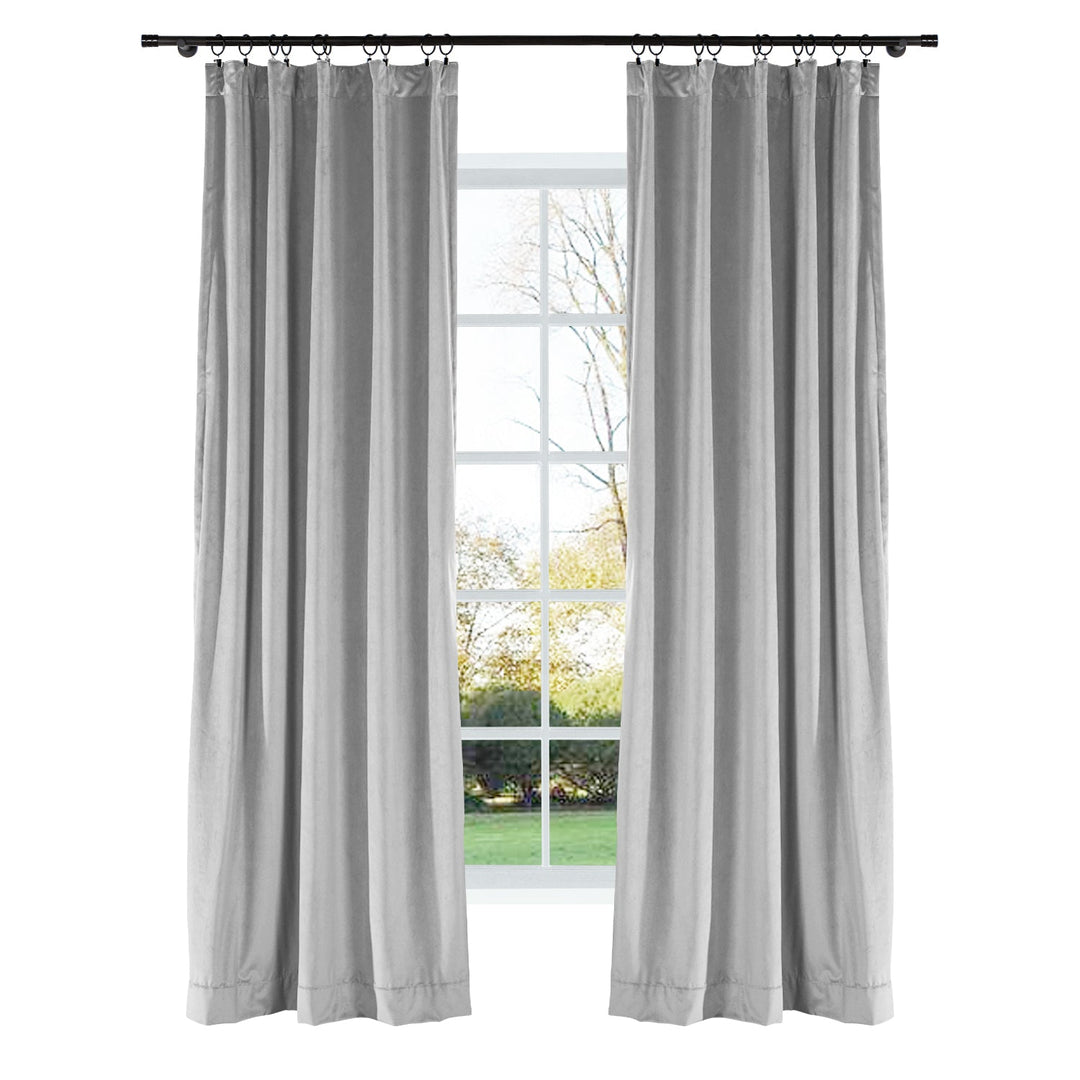 Merete Velvet Soft Curtains Custom Size and Header Type (Grommet, Rod Pocket, Pinch Pleat)