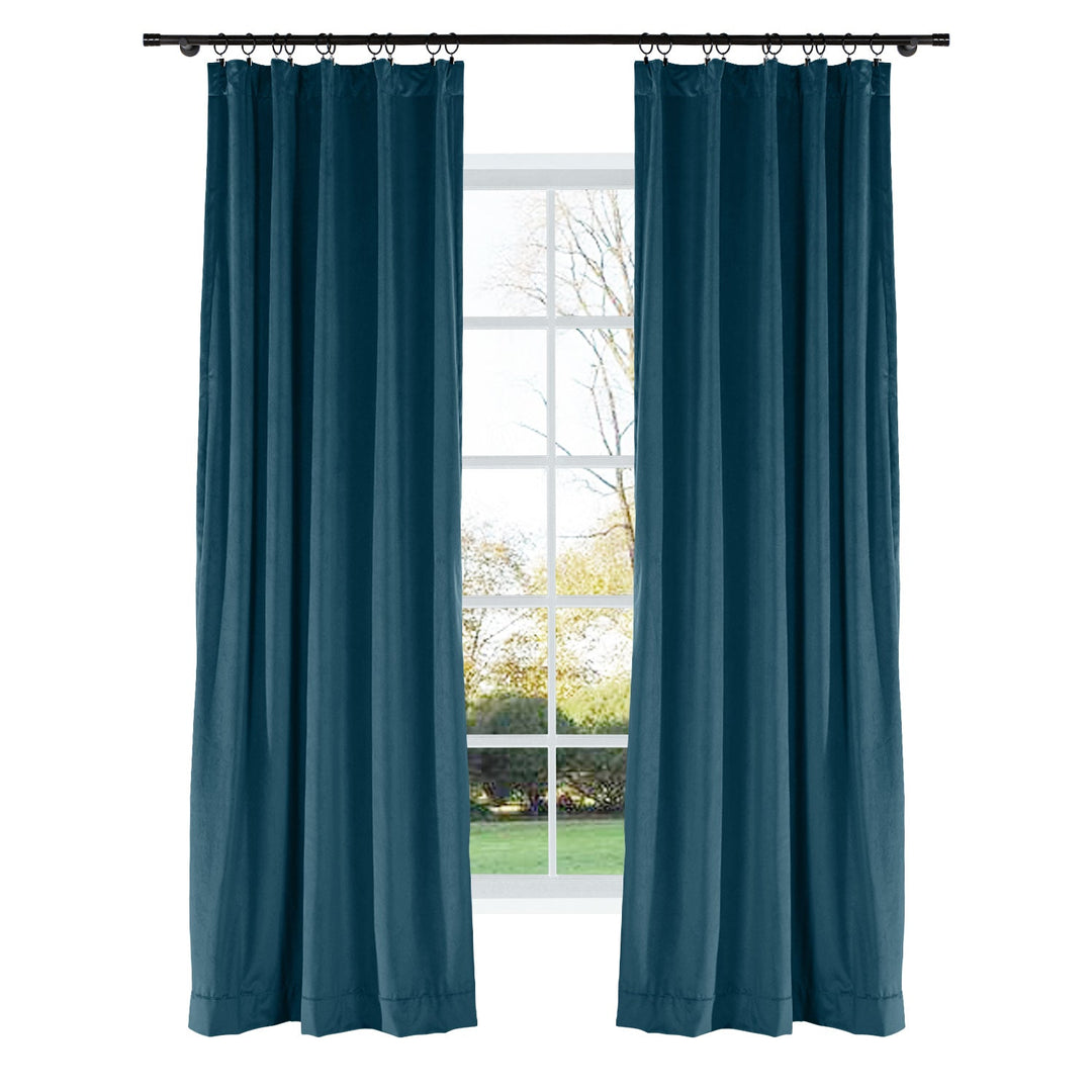 Merete Velvet Soft Curtains Custom Size and Header Type (Grommet, Rod Pocket, Pinch Pleat)