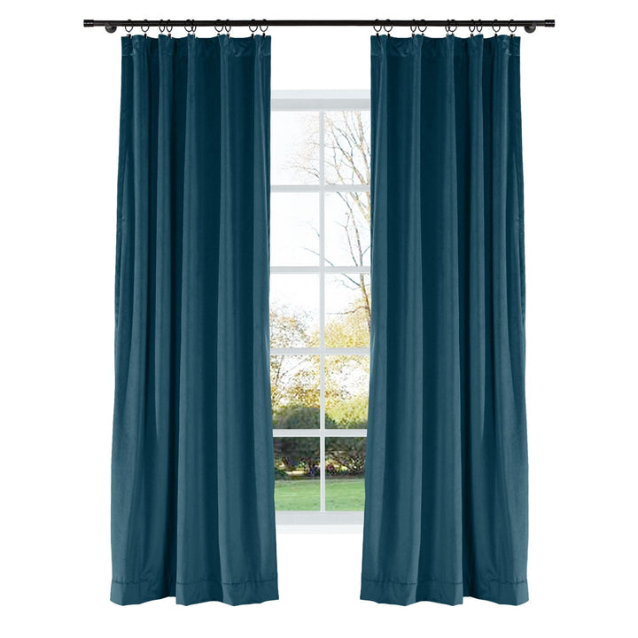 Merete Velvet Soft Curtains Custom Size and Header Type (Grommet, Rod Pocket, Pinch Pleat)