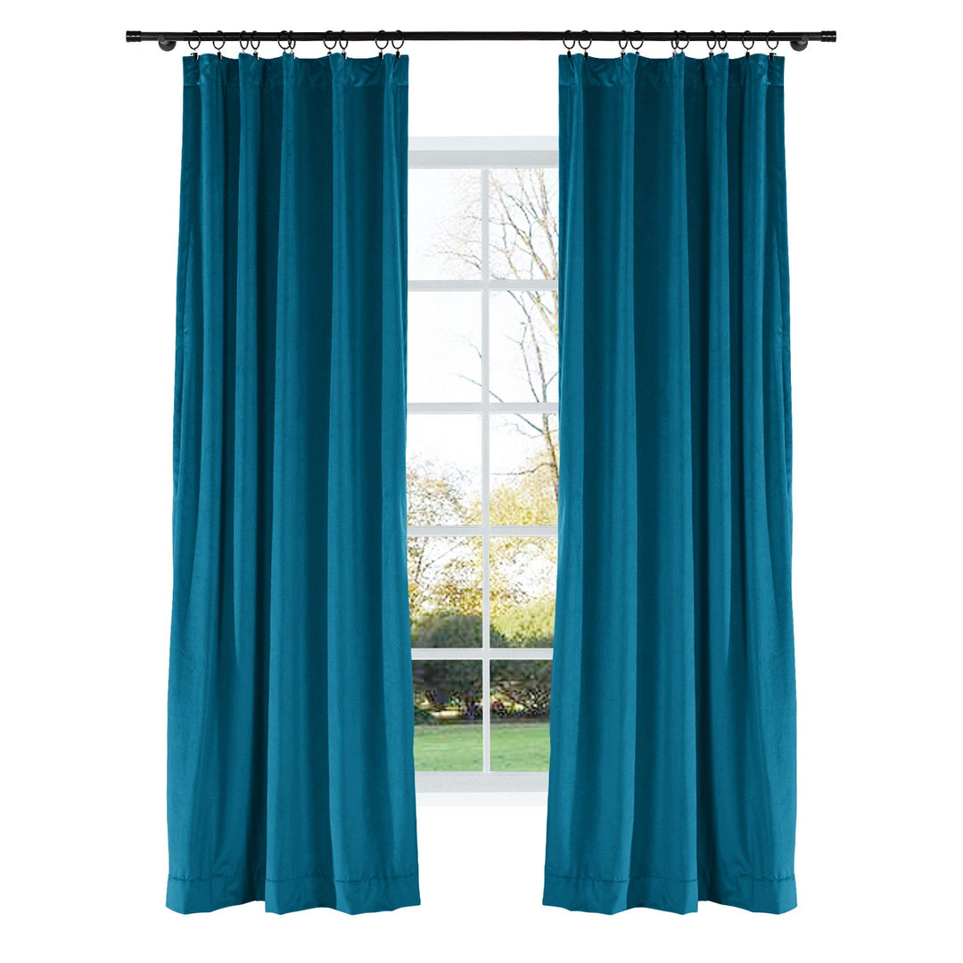 Merete Velvet Soft Curtains Custom Size and Header Type (Grommet, Rod Pocket, Pinch Pleat)