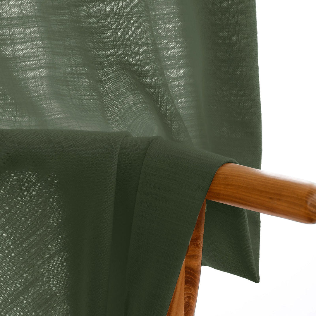 hunter green curtains with hooks