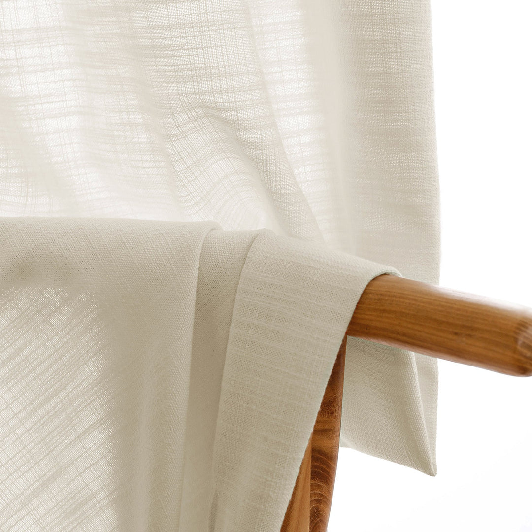 Cream White curtains for neutral home decor