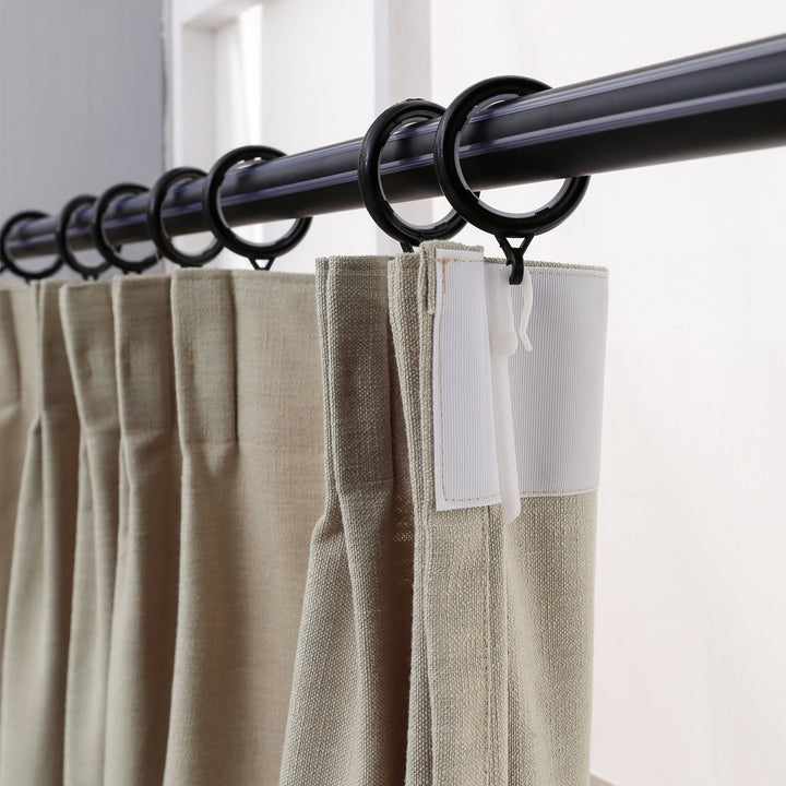 Flax linen curtains 