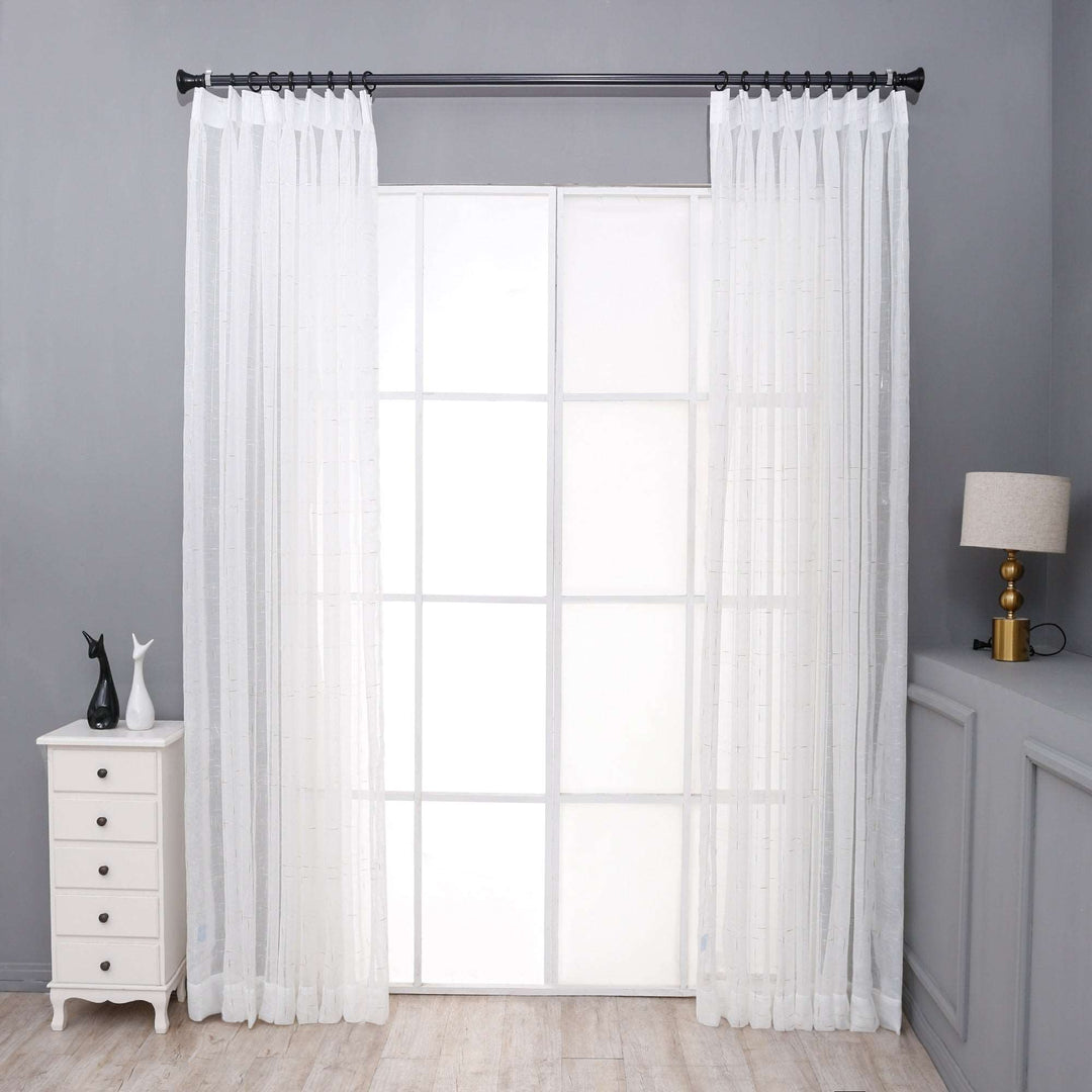 Selenna Voile Sheer Curtains for Living Room, Custom Size